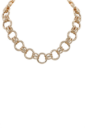 Chunky Circle Link Chain Necklace