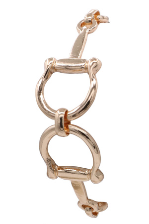 Metal Horsebit Clasp Bracelet