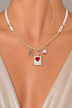 Christmas Gingerbread Charm Necklace