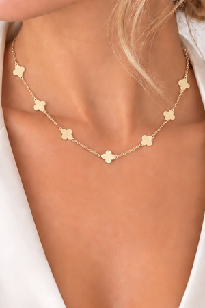 Clover Station Necklace