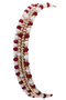 BURGUNDY-WHITE
