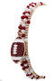 BURGUNDY-WHITE