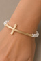 MATTE GOLD-CREAM PEARL